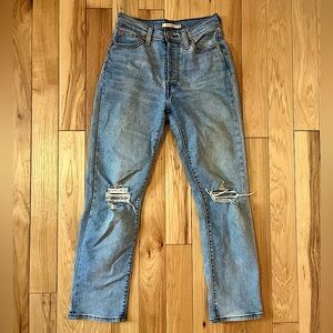 Levi’s High-waisted Wedgie Straight Jeans